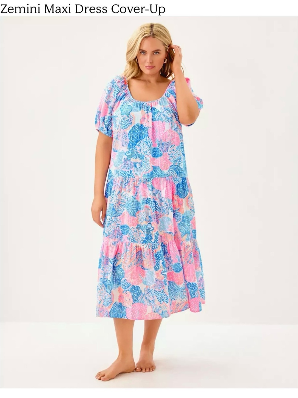 Lilly Pulitzer Zemini Maxi Coverup in Roar of the Seas, NWT, Sz M